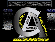 Tablet Screenshot of criminaladdiction.com